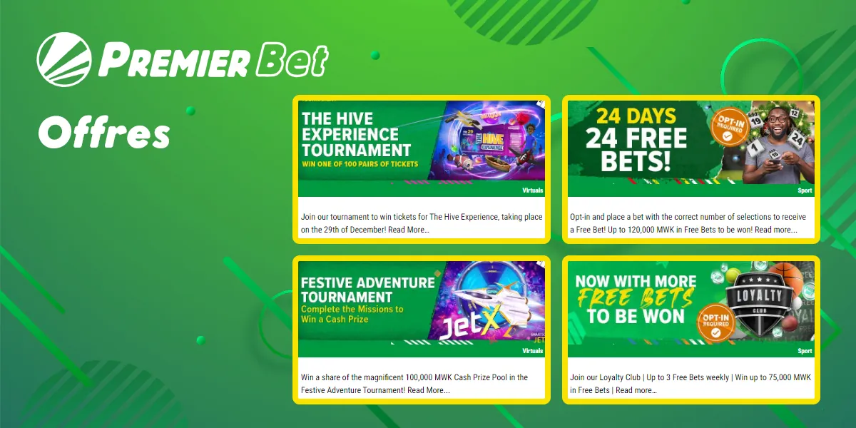 Premier Bet Mali Casino et Paris Sportifs en Ligne